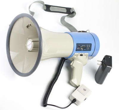 MG-66SUL/blue мегафон 25Вт, выносной микрофон