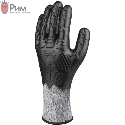 Перчатки трикотажные порезостойкие с TPE покрытием EOS FLEX CUT B VV921 DeltaPlus