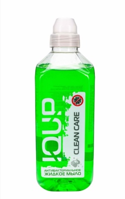 Антибактериальное жидкое мыло IQUP Clean Care Luxe ПЭТ 1 л ЗЕЛЕНОЕ