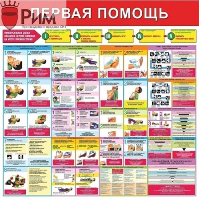 Стенд первая помощь СТ098