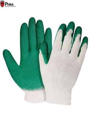 Перчатки ХБ латексный облив