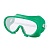Очки Закрытые с прямой вентиляцией Р2 Зеленые