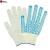 Перчатки хб ЛЮКС белые с ПВХ Точка, Волна, Протектор 10ый класс