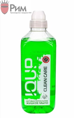 Антибактериальное жидкое мыло IQUP Clean Care Luxe ПЭТ 1 л ЗЕЛЕНОЕ
